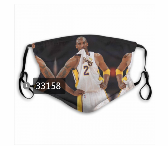 2021 NBA Los Angeles Lakers #24 kobe bryant 33158 Dust mask with filter->nba dust mask->Sports Accessory